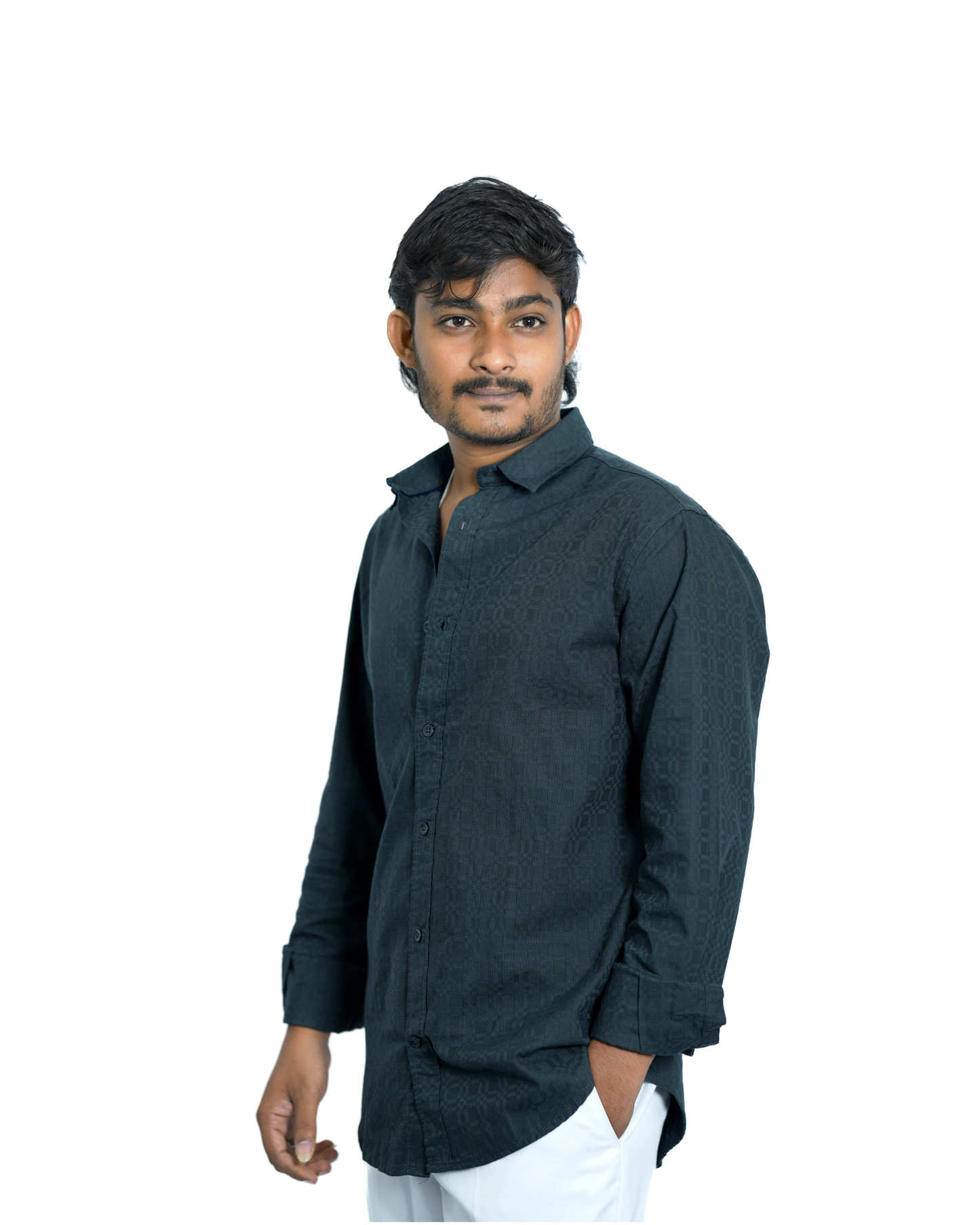 Teal Green -Slim fit