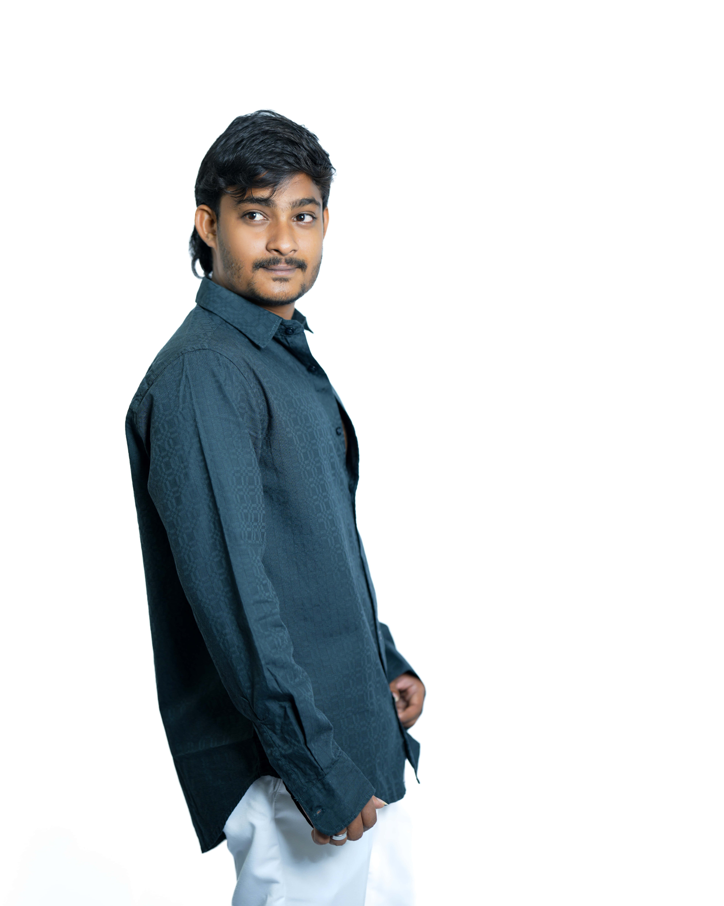 Teal Green -Slim fit